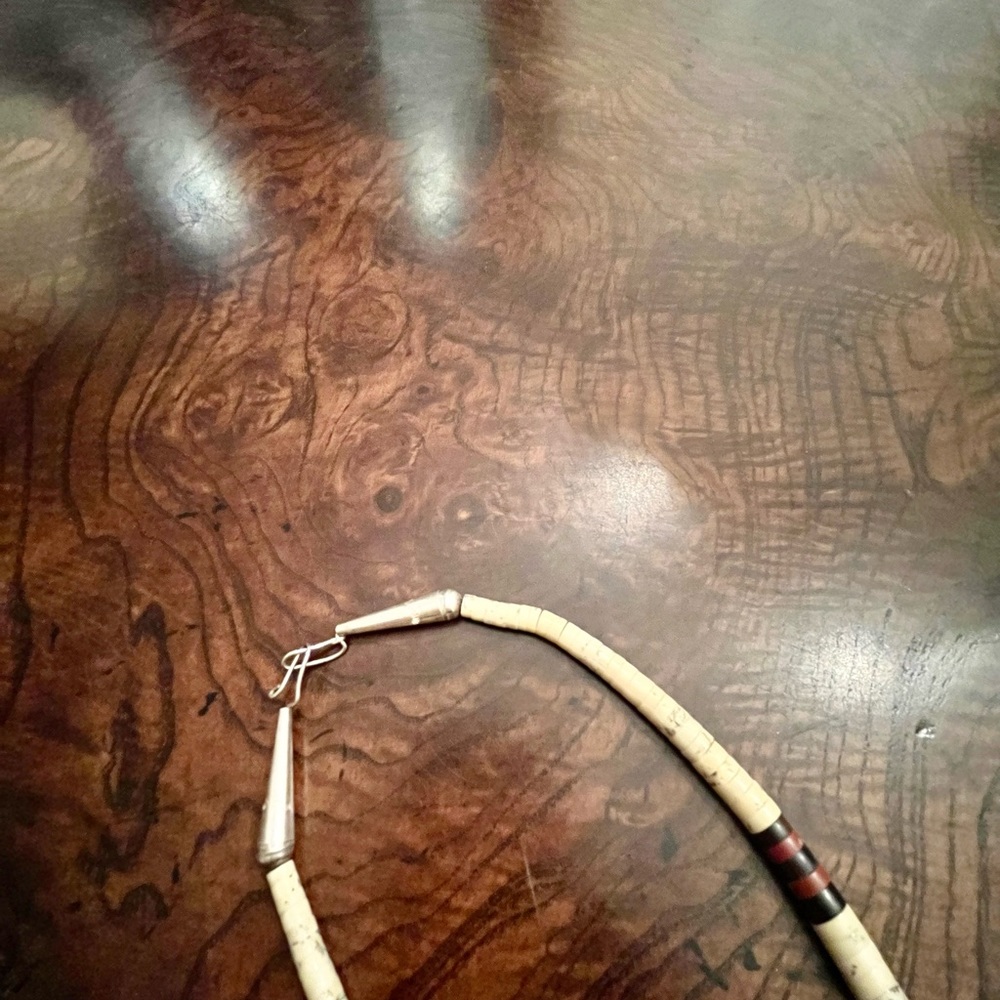 Native American Handmade Inlay Necklace - Picture 4 of 7